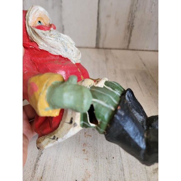 House of hatten 1988 AS IS Santa Claus ledge hanging vintage decor - Picture 4 of 11